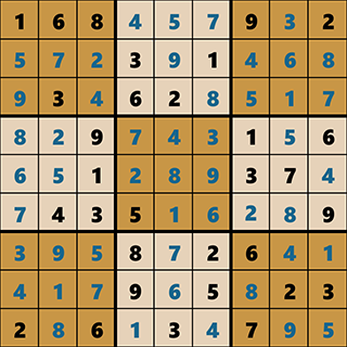 Solved Sudoku Puzzle